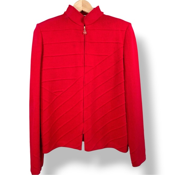 St. John Collection Knit Welted Jacket - Picture 4 of 6